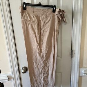Madison Wide Leg Pants wit bow tie detail belt - SZ 12